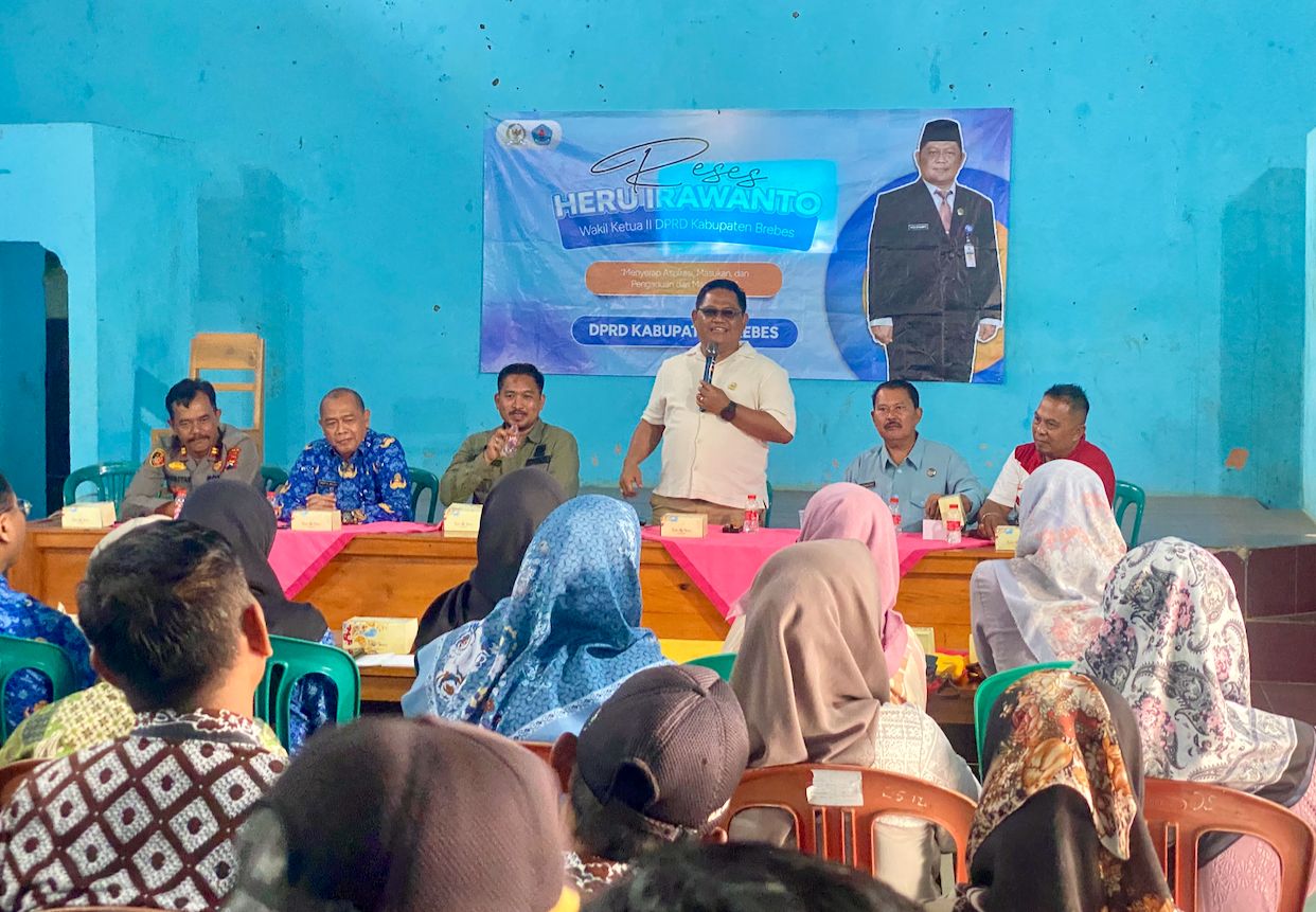 Heru Irawanto Serap Aspirasi Warga Indrajaya dan Tembongraja Fokus ke Jalan dan Pendidikan