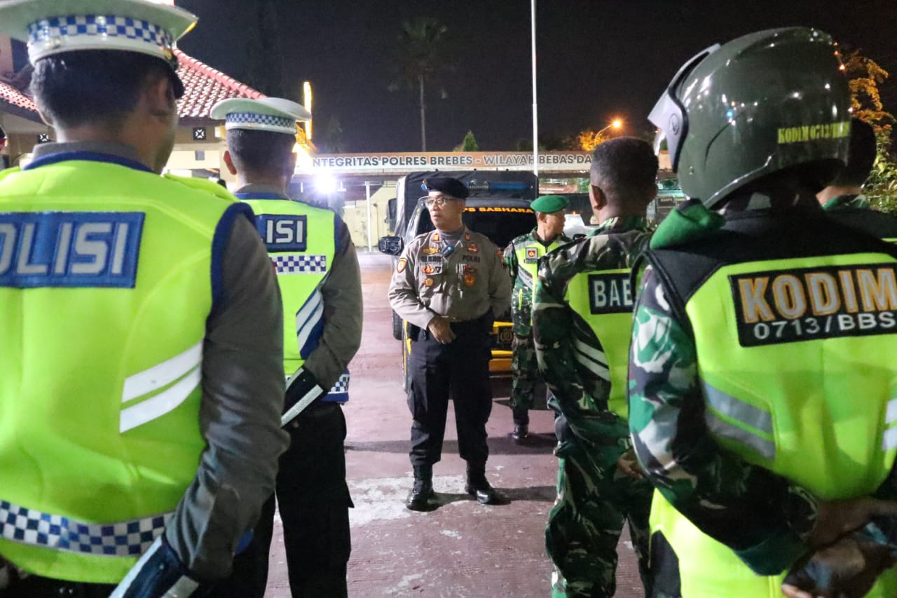 Polres Brebes Gelar Patroli Skala Besar Pastikan Kamtibmas Aman Jelang Akhir Pekan