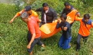 Tragis! Pria Linggapura Tonjong Tewas Tenggelam di Sungai Kalong Saat Cari Barang Bekas